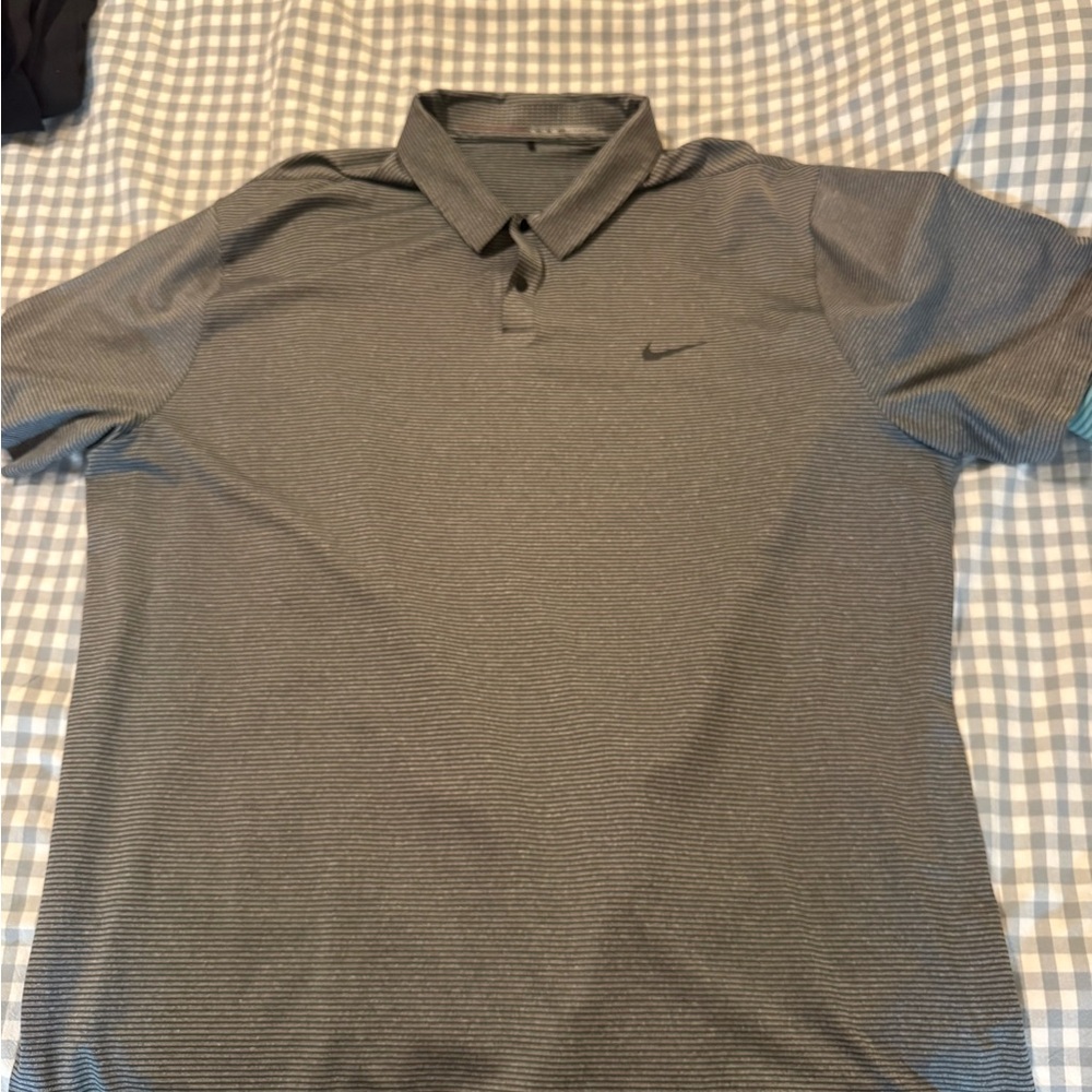 Tiger Woods Nike Men's Charcoal Polo Shirt